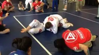 Hunter Shady's Gold Medal match at the Gracie Barra Tournam