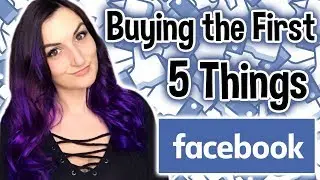 I Bought The First 5 Things Facebook Recommended To Me