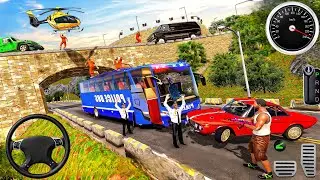 Police Prisoner Transport Bus Driver - Indian Cop Ultimate Bus Simulator: Android Gameplay #1