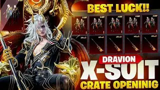 UC 6000 BEST LUCK DRAVION X SUIT CRATE OPENING pubg Mobile new x suit 🔥😱