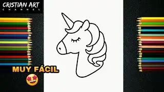 COMO DIBUJAR UN UNICORNIO KAWAII