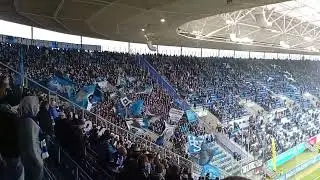 Hamburg fans invaded Rhein-Neckar Arena - Hoffenheim. HSV-Fans one of the best in Germany