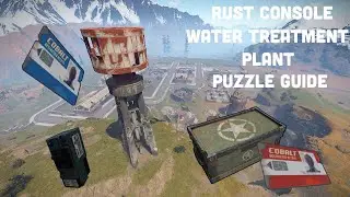 HOW TO DO WATER TREATMENT PLANT IN RUST CONSOLE EDITION (Cats Walking - Yomoti)