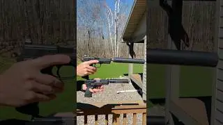 S&W 22LR против FN 45 ACP с глушителем!💥