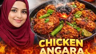 Chicken Angara Recipe 🔥 Dhaba Style Smoky Chicken Angara | Easy & Tasty@Afreenkiduniya-96 