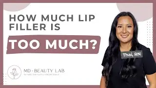 How much lip filler is too much?