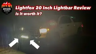 20 INCH LIGHT-BAR REVIEW, from Lightfox!