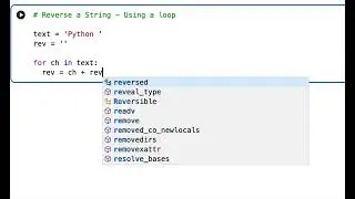 Python Program to Reverse a String - Using a loop