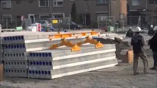 Plaatsen van vloerelementen aan de Buitendorpstraat