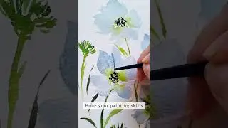 15-day Watercolor Floral Challenge Class on Skillshare
