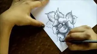 How to draw a Rose