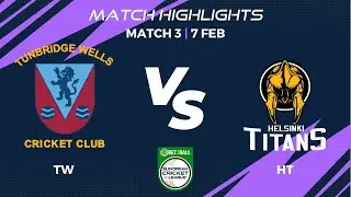 Match 3 - TW vs HT | Highlights | Bet2Ball European Cricket League Day 1, Group A | ECL22 |ECL22.003