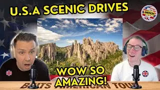 BRITS REACT to 10 Most Scenic Drives in the USA