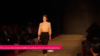 Alumnos de Atelier Elle en el desfile de Shinae Park