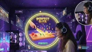 Yashika is live and ready to CHOP!   #perfectslices #shorts #shortsfeed #ytshorts #asmr #gaminglive
