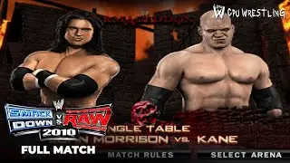 WWE SVR 2010 | Tables Match: John Morrison vs Kane