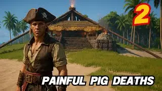 Epic Pirate Base Build… Then Got Wrecked by Wild Boars | Part 2