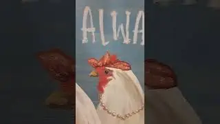 Hidden Message Between Feathered Friends 🐔✨