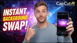 Change Background IN SECONDS - How to Use CapCut AI Background on Mobile (Easy Tutorial)