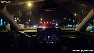 Tesla Full Self-Driving (Supervised) V12.3.6 First Drive