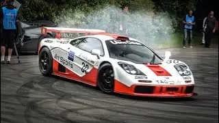 WIN & FAILS Supercar Donuts, powerslides & drift COMPILATION! GoodWood FOS