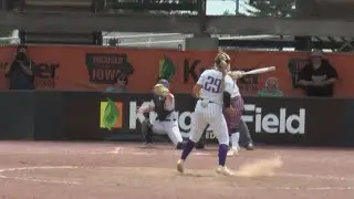 Muscatine Muskies softball beats Ankeny 3-0 in State play, Maura Chalupa scores 8 strikeouts