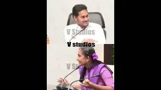 Andhra Student speaking in English Ys jagan feels very happy | Bendapudi students