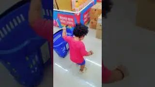 shopping 🛍️ little cute baby zeena #zeena #love #trending #trendingshorts #viralvideo