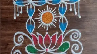 Rathasapthami special rangoli designs ⚛️ beautiful rangolis 🪷 trending rangoli designs #viralvideos 