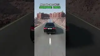 Which car will jump over the cliff? #beamngdrive #beamng #gaming