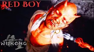 Бой с боссом Red Boy с вырезанной сценой | BLACK MYTH WUKONG #boss