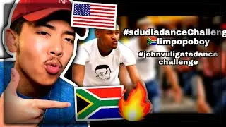 John Vuli Gate Dance Challenge AMERICAN REACTION! 🇿🇦🔥 HES TOO GOOD! 😱 (Limpopo Boy Edition) Amapiano