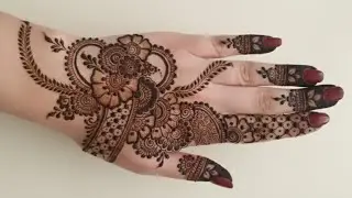 beautiful mehndi design bridal mehndi design tutorial simple easy mehndi design#viral #2026 