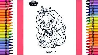 The Coloring Couple Presents: Disney&rsquo;s Teacup  Palace Pets |How to Color