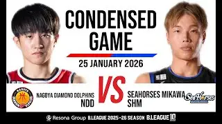 Nagoya Diamond Dolphins vs. Seahorses Mikawa - Condensed Game