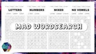 MAD WordSearch Puzzle Generator  - Introduction