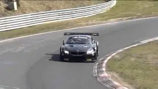 BMW Z4 GT3 VLN Testfahrten 2012