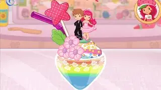 Strawberry Shortcake Bake Shop - Frosty Rainbow Slush - Fun Cooking Games for Kids