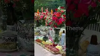 Hens Garden Party Theme 🌹🌾🌿 #gardenparty #bacheloretteweekend #partythemes #hensparty #lanadelray