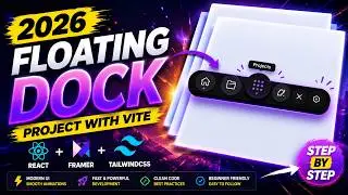 Create a Floating Dock with React, TypeScript & TailwindCSS | Vite + Framer Motion Tutorial