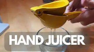 Handheld Lemon Squeezer That Keeps Seeds Out and Cleanup Easy