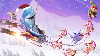 NEW SANTA'S SLEIGH GADGET - HUNGRY SHARK EVOLUTION