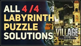 All 4 Labyrinth Puzzles Resident Evil 8 Village