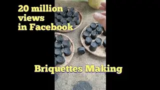 Diy Briquettes, uling na matagal maabo