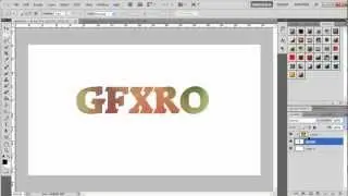 How to apply a texture on a text