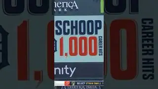 Jonathan Schoop doubles for his 1,000th career MLB base hit | May 30, 2022 | Tigers vs. Twins