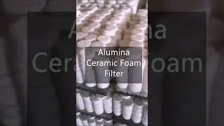 Alumina Ceramic Foam Filter Production and Shipment