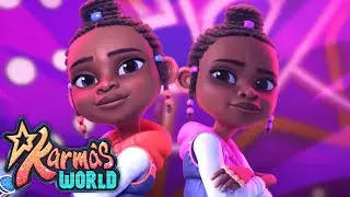Jayla & Tayla's Challenge Videos are FIRE! 🔥📱🏀 Season 2 | Karma's World | Netflix