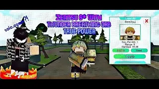 (Solo) challenge 1 with Level 80 Zenitsu true power with Thunder orb