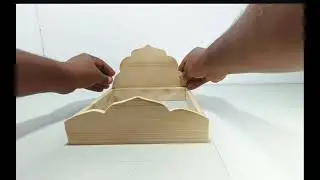 Miniature DIY Modern & Creative Wooden Craft Bed